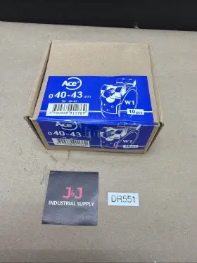 Ace 700339911769 New Box Of 10 40-43mm Stainless Band Clamps Tb 40-43 Warranty