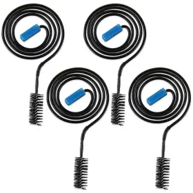 14108-4pc Alltopbargains 4 Pc Slim 27 Inch Drain Cleaner Snake Pipe Tool Plumbing Tub Shower Sink Toilet Clog