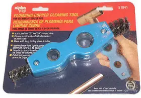 Am51041 Alpha Assembly Solutions Inc 6 Pack Copper 4-in-1 Cleaning Tool Brush