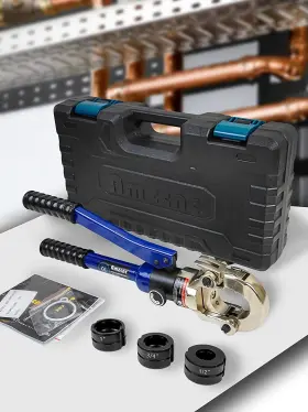 Amz-1632 Amzcnc Copper Tube Fittings Hydraulic Pipe Crimping Tool With 1/2 Inch 3/4 And 1 J