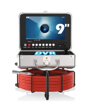 F958 Anysun 717021375726 Sewer Camera 1080p Hd Drain Snake With 9ftft Ips Monitor And 100