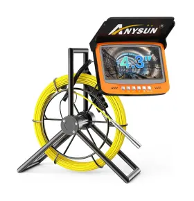Anysun 774049898279 Sewer Camera 100ft Snake Cam With Dvr 4.3 Inch Lcd Monitor Plumbi