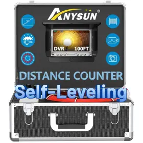 7d1-zph-30m-dc Anysun Sewer Camera With Self-leveling Built-in Distance Counter Can Connect Exter