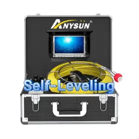 7d1-zph-50m Anysun Sewer Camera With Self-leveling Can Connect External Monitor Zoom In And Ou