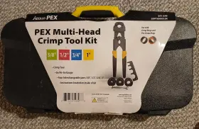 69ptkh0015k Apollo Multi Head Pex-b Crimp Tool Kit Brand New