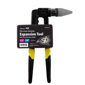 Apollo 744110616996 Auto-rotating Pex-a Expansion Tool Kit With 1/2 Inch And 3/4 Expander Heads
