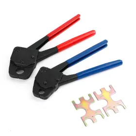 I040-a001 Artudatech 2 Pex Crimper 1/2 Inch And 3/4 Plumbing Crimping Gonogo Set Angle Gauge Tools