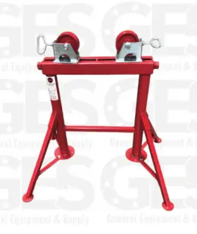 4305 B&b 4300 Adjustable Four Leg Pipe Roller With Rubber Wheels - Reconditioned