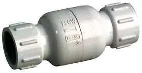 101-104 B&k Llc Pvc Check Valve Threaded White Schedule 40 3/4- Inch