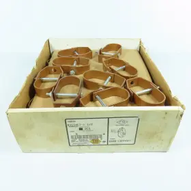 B3104-1-1 B-line B3104-1-1/2 Dura Copper Steel Adjustable Clevis Pipe Hanger 1-1/2 Inch Lot/47