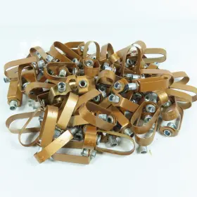 B3170 B-line 3/4 Inch Dura Copper Epoxy Steel Adjustable Swivel Ring Hanger Lot/75