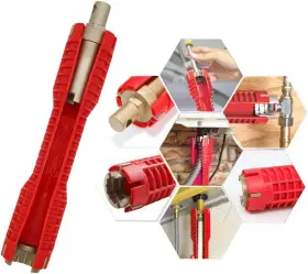 Bento Bt 445016755750 8-in-1 Faucet And Sink Installer Multi-purpose Wrench Plumbing Tool For Toilet