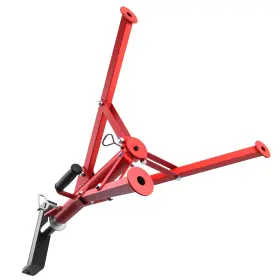 Bfo 12knw4 Adjustable Roller Support Stand 2500lbs 27.6-52in Height Steel Workshop Tool
