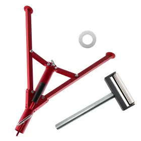 Bfo 6xep0h Foldable Roller Stand 2500lbs Support 27.6-52in Adjustable Height Triangular