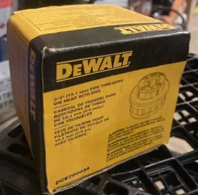 Dce700034 Black & Decker Dewalt 60v Max Pipe Threader Die Head - 3/4 Inch
