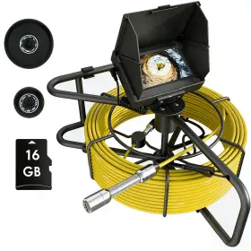 Bl-f954dcryc17 Blessfly Sewer Camera 100ft 4.3 Inch Pipe Snake With Dvr Function Drain Plumbing Ins