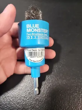 62831 Blue Monster Power-duece 3/4 Inch Fitting Brush #62831