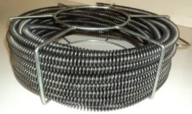 S75cable Bluerock 60ft X 5/8 Inch Sectional Pipe Drain Cleaning Cable Snake Model S75 Fits Ridgid C8
