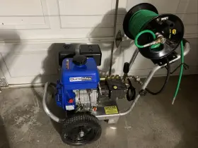 Am325-03 Bossjet Sewer Jetter Duro Max 440cc With Pedal