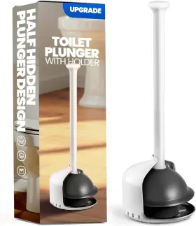 Dzs001 Brand Denvlex Toilet Plunger With Holder Heavy Duty And Combo For Bathroom