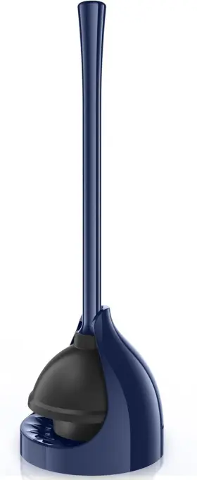 Pl202 Brand Lovloy Toilet Plunger With Holder Unique Plungers For Blue