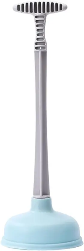 Shenruifab6mrgd7act-12 Brand Shenruifa Toilet Plunger Rubber Plastic Strong Suction Efficient Drain Blue