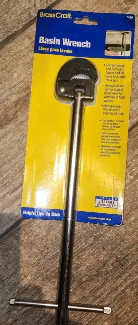T420 Brasscraft 026613166971 Basin Wrench Tool Sink 11 Inch Plumbing