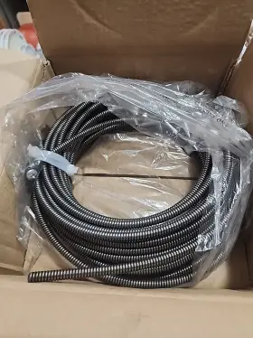 Bc9040 Brasscraft Drum Machine 5/16x50ft Slotted End Cable Replacement Rooter Drain