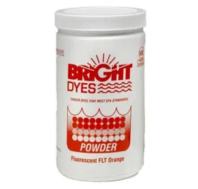 105006 Bright Dyes Fluorescent Water And Sewer Leak Tracer Dye Flt Orange 1 Lb. Jar Powder