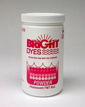 105403 Bright Dyes Fluorescent Water And Sewer Leak Tracer Dye Fwt Red 1 Lb. Jar Powder