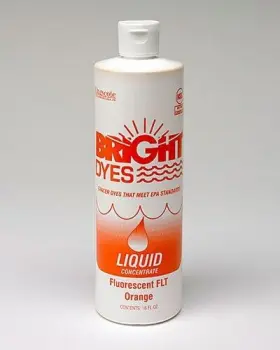 106006-01p Bright Dyes Fluorescent Water And Sewer Leak Tracer Dye Flt Orange 16oz Liquid