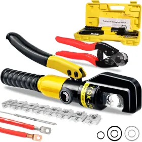 10t-u Brileine Hydraulic Crimping Tool And Cable Cutter Lug Crimper 10 Us To