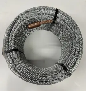 516150gacwb Campbell Rigging Supply 516150gacwb&wt Water Service Line Slitter Puller Trenchless Pipe Replacement Cable 5/16 Inch X 150