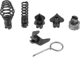 Chazcoolf8ig5m1zor Chazcool Drain Cleaner Combination Cutter Head Set Electric Auger Accessories 7pc