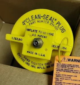 Chr271721 Cherne Industries Four Inch Test Plug Dwv