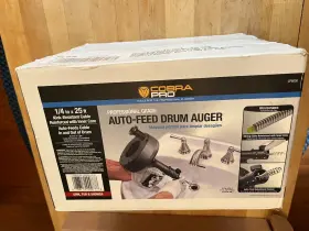 Cp8030 Cobra Products Co Pro Auto-feed Drum Auger 1/4 In X 25 Ft