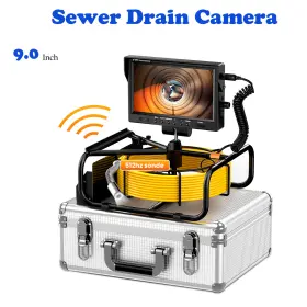 9603f Comstex Hd 9inch 100ft Sewer Inspection Camera Pipe With 512hz Sonde Transmitter
