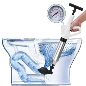 Hfr-zxy-1 Courage Joy Kindness High Pressure Air Drain Blaster Plunger Equipped With 360 White