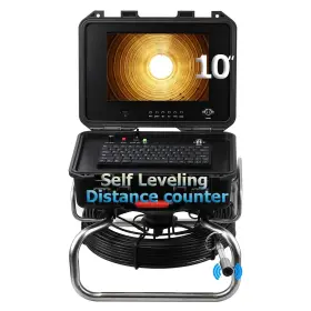 10dv Danculpe Sewer Camera With 512hz Sonde Transmitter Self-leveling Distance Counter P