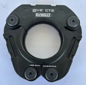 Dce201212 Dewalt Press Jaw 2 1/2 Inch For Copper And Stainless Steel Pipe - New Open Box