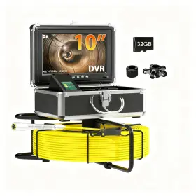 Direct F2580djyc23-7c-50m Sewer Camera With Meter Counter 165ft Drain Inspection 7mm Cable 1