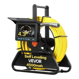 Doba 197988531135 Sewer Camera 164 Ft/50m Self-leveling Drain Inspection With 4.3 Inch 1080p