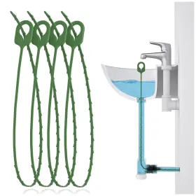 23r30hs4p-g Drainsoon Drain Snake 30 Inch Clog Remover Tool 4 Pack Long Flexible Plumbing