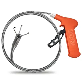 Dxdx-1344 Drainx Telescopic Pistol Grip 6 Ft Toilet Clog Removing Drain Snake Claw Grabber 6-ft