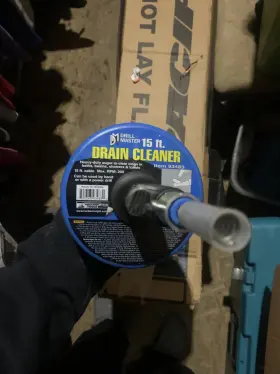 93483 Drill Master 15 Ft. Drain Cleaner Auger Manually Or With Max Rpm 200