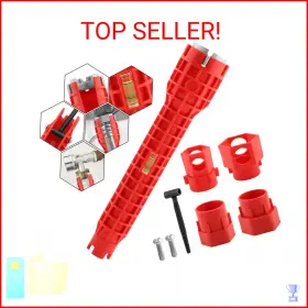 Elegicklip Elusjz00049 14-in-1 Multi-functional Wrench Faucet Sink Installer Tool For Toilet