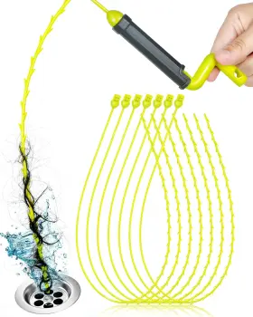 Enthun0007 Enthun 667763785331 35-inch Rotating Drain Clog Remover Tool Hair Catcher Cleaner For Show