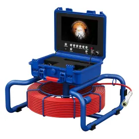 F696djrabtx-7c-60m Esanhao 9inch Sewer Camera 60m/197ft Pipe Inspection With 512hz Sonde Self Leveling