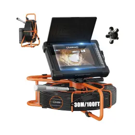 F726pdbc23-30m Esanhao Sewer Camera 100ft/30m Borescopes Plumbing Pipe Inspection Dvr And Audio