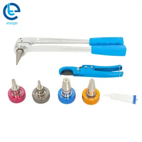 1179279 Etecgo With 3/8 In 1/2 3/4 1 Expansion Heads Pex Pipe Expander Tool Kit Manual